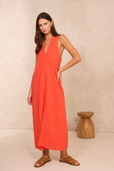 Picture of STRAIGHT LINEN DRESS AMANDINE
